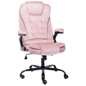 vidaXL Office Chair Pink Velvet