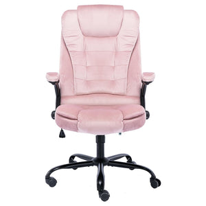vidaXL Office Chair Pink Velvet