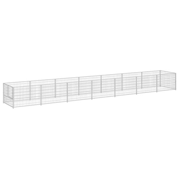 Hundezwinger Silbern 7 m² Stahl