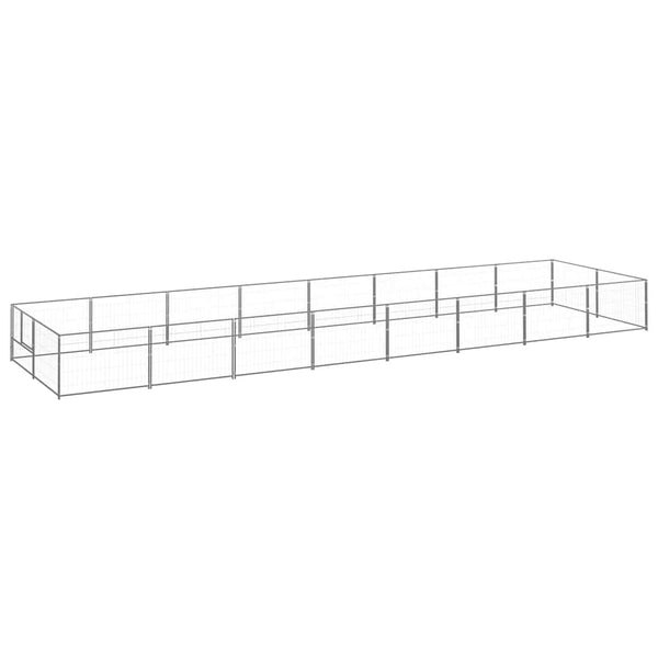 Hundezwinger Silbern 16 m² Stahl
