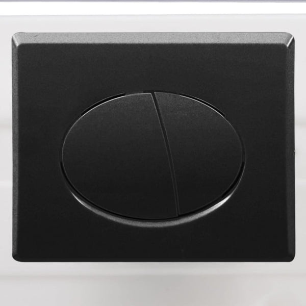 vidaXL Wall-Mounted Toilet with Concealed Cistern Ceramic