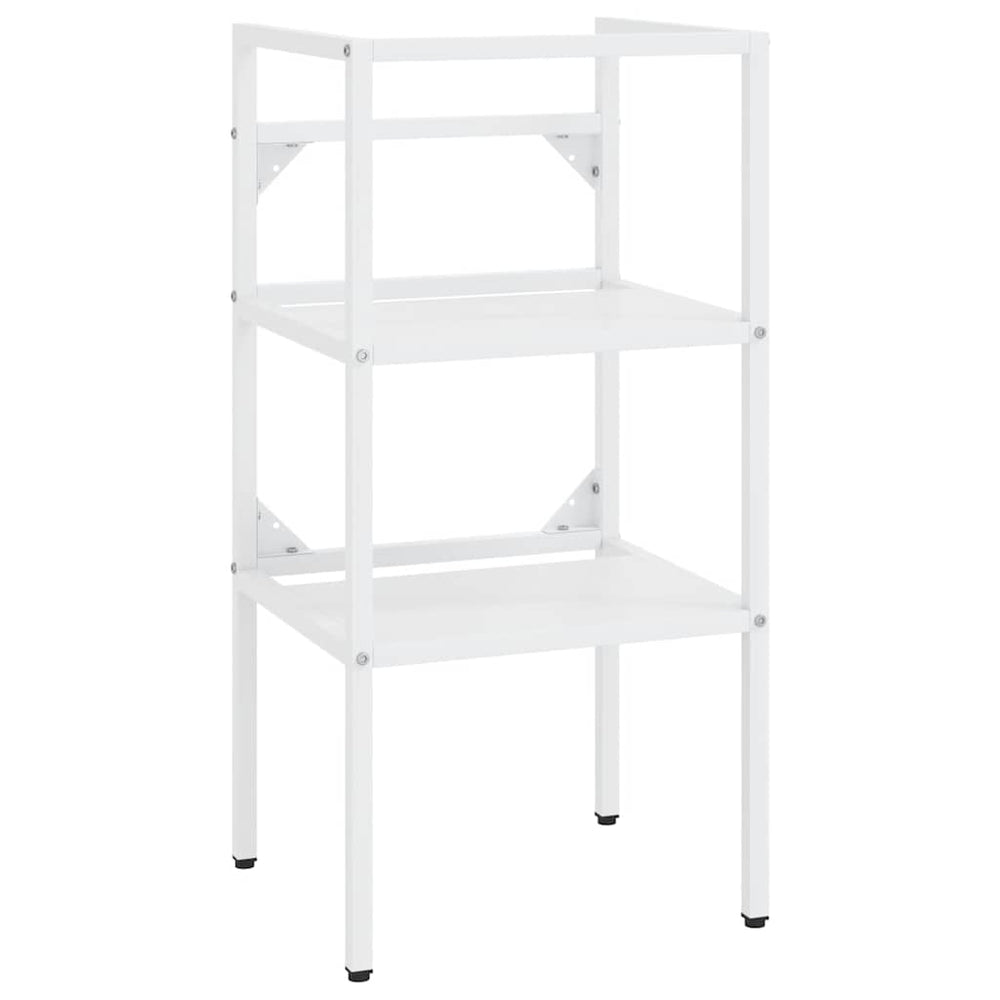 vidaXL Bathroom Vanity Unit White 40x38x83 cm Iron