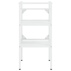 vidaXL Bathroom Vanity Unit White 40x38x83 cm Iron