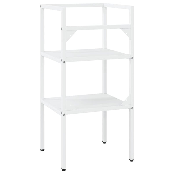 vidaXL Bathroom Vanity Unit White 40x38x83 cm Iron