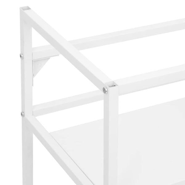 vidaXL Bathroom Vanity Unit White 40x38x83 cm Iron