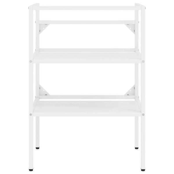 vidaXL Bathroom Vanity Unit White 59x38x83 cm Iron