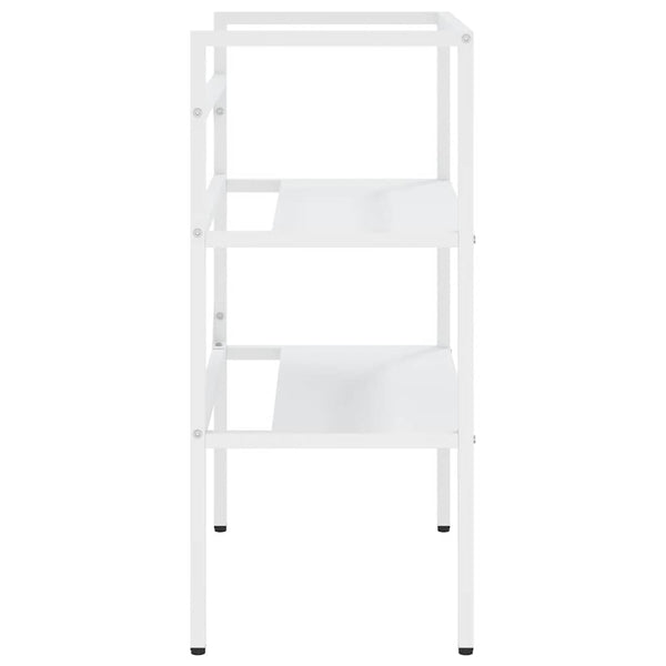 vidaXL Bathroom Vanity Unit White 59x38x83 cm Iron
