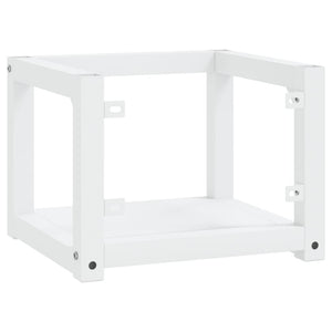 vidaXL Bathroom Wall-Mounted Vanity Frame White 40x38x31 cm Iron