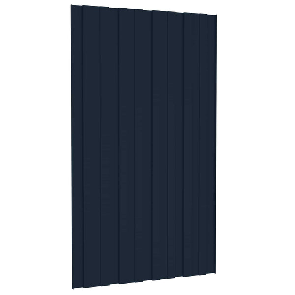 vidaXL Roof Panel 36 pcs Anthracite 80 x 45 cm Galvanized Steel