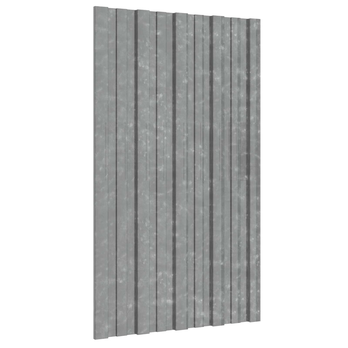vidaXL Roof Panel 12 pcs Silver 80 x 45 cm Galvanised Steel
