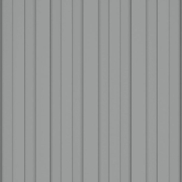 vidaXL Roof Panel 12 pcs Grey 100 x 45 cm Galvanized Steel