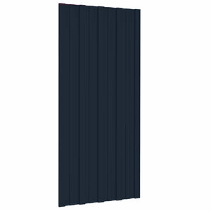 vidaXL Roof Panel 36 pcs Anthracite 100 x 45 cm Galvanized Steel