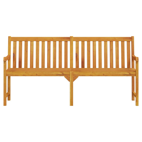 Gartenbank 180 cm Massivholz Akazie