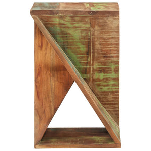 vidaXL Side Table 35x35x55 cm Solid Reclaimed Wood
