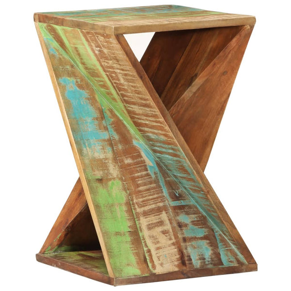 vidaXL Side Table 35x35x55 cm Solid Reclaimed Wood