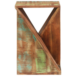 vidaXL Side Table 35x35x55 cm Solid Reclaimed Wood