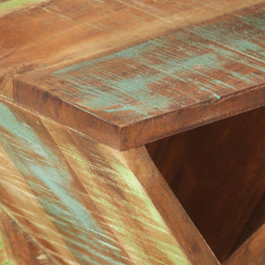 vidaXL Side Table 35x35x55 cm Solid Reclaimed Wood