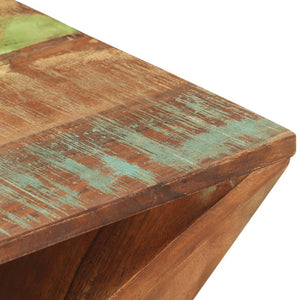 vidaXL Side Table 35x35x55 cm Solid Reclaimed Wood