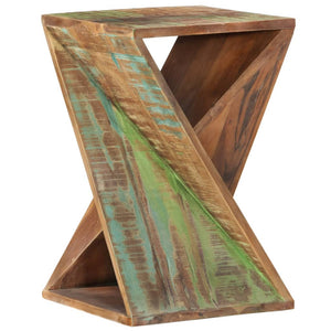 vidaXL Side Table 35x35x55 cm Solid Reclaimed Wood