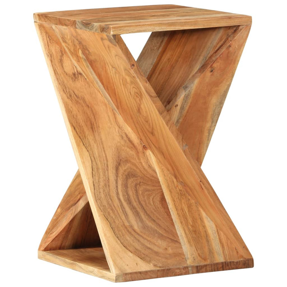 vidaXL Side Table 35x35x55 cm Solid Acacia Wood