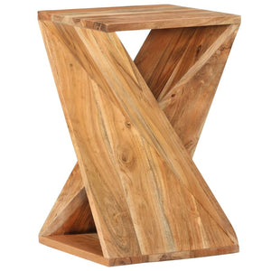 vidaXL Side Table 35x35x55 cm Solid Acacia Wood