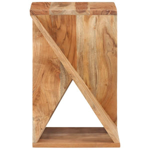 vidaXL Side Table 35x35x55 cm Solid Acacia Wood