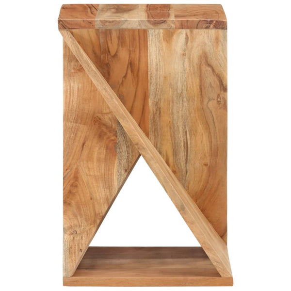 vidaXL Side Table 35x35x55 cm Solid Acacia Wood