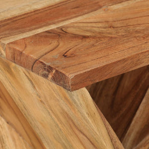 vidaXL Side Table 35x35x55 cm Solid Acacia Wood