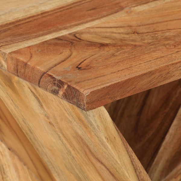 vidaXL Side Table 35x35x55 cm Solid Acacia Wood