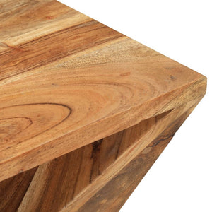 vidaXL Side Table 35x35x55 cm Solid Acacia Wood