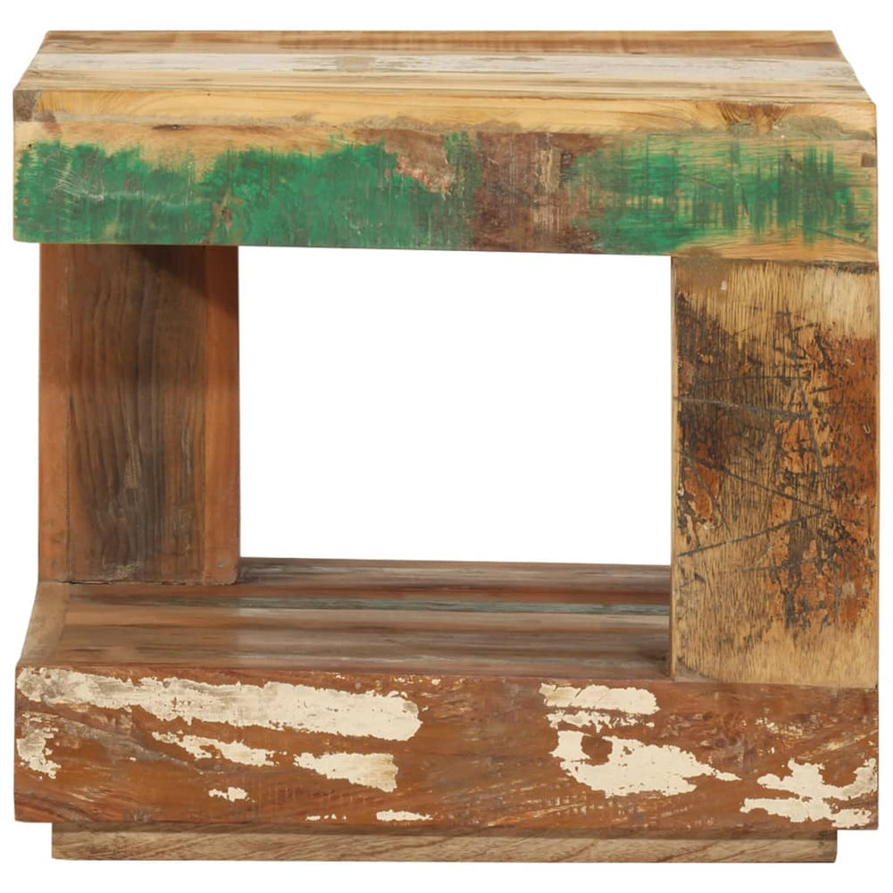 vidaXL Coffee Table 45x45x40 cm Solid Reclaimed Wood