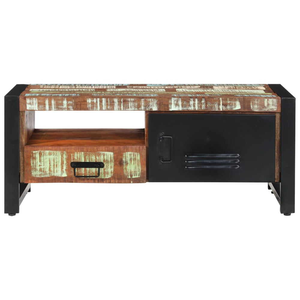 vidaXL Coffee Table 100x50x41 cm Solid Reclaimed Wood