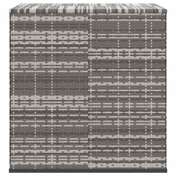 vidaXL Garden Cushion Box PE Rattan 100x97.5x104 cm Grey