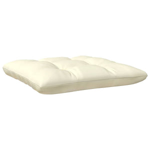vidaXL 2-Seater Garden Sofa with Cream Cushions Solid Pine Wood
