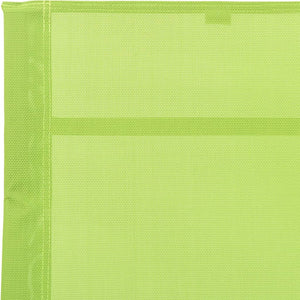 vidaXL Sun Lounger Steel and Textilene Green