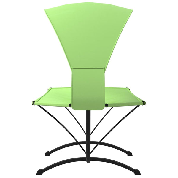 vidaXL Outdoor Lounge Bed with Roof Green Steel and Oxford Fabric
