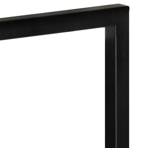 vidaXL Wall Shelves 2 pcs. 25x25x75 cm Solid Acacia Wood and Steel