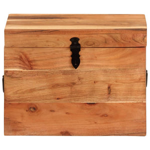 vidaXL Storage Box 39x28x31 cm Solid Acacia Wood