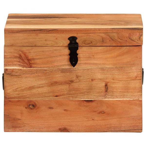 vidaXL Storage Box 39x28x31 cm Solid Acacia Wood