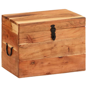 vidaXL Storage Box 39x28x31 cm Solid Acacia Wood