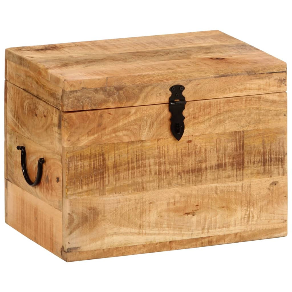 vidaXL Storage Box 39x28x31 cm Solid Mango Wood