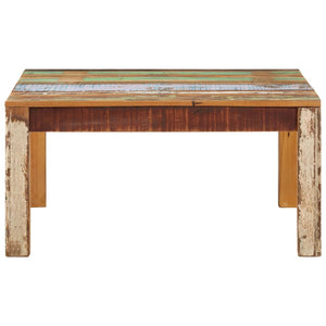 vidaXL Coffee Table 80x80x40 cm Solid Reclaimed Wood