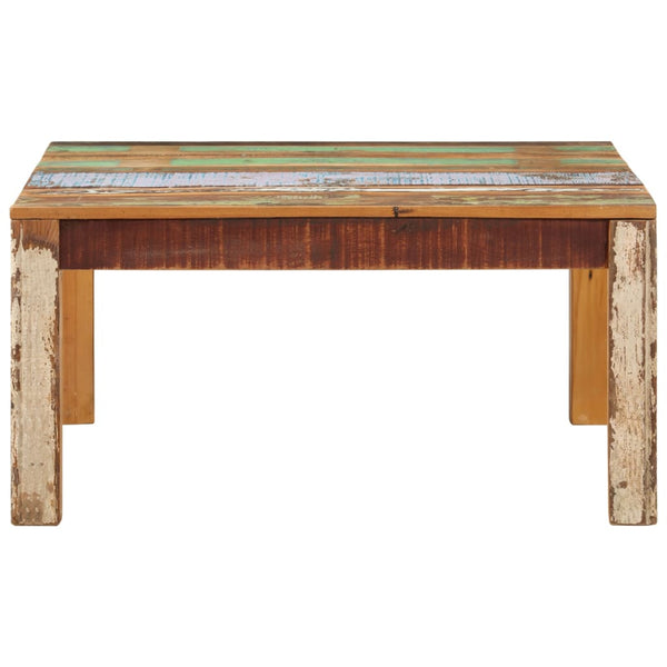 vidaXL Coffee Table 80x80x40 cm Solid Reclaimed Wood
