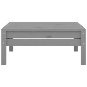 vidaXL 3-Piece Garden Lounge Set Grey Solid Pine Wood