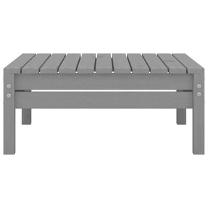 vidaXL 3-Piece Garden Lounge Set Grey Solid Pine Wood