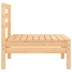 vidaXL 3-Piece Solid Pine Wood Garden Lounge Set