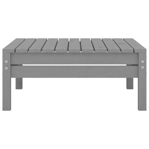 vidaXL 4-piece Garden Lounge Set Grey Solid Pine Wood