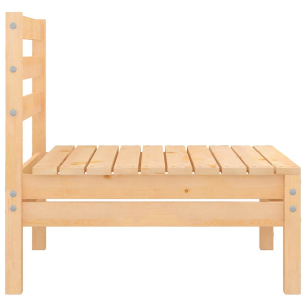 vidaXL 4-Piece Garden Lounge Set Solid Pine Wood