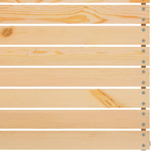 vidaXL 3-Piece Garden Lounge Set Solid Pine Wood