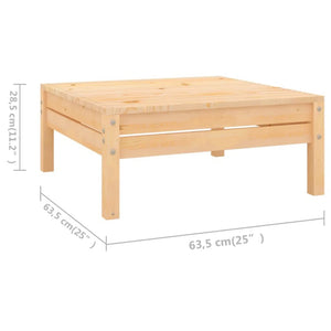vidaXL 4-piece Solid Pine Garden Lounge Set
